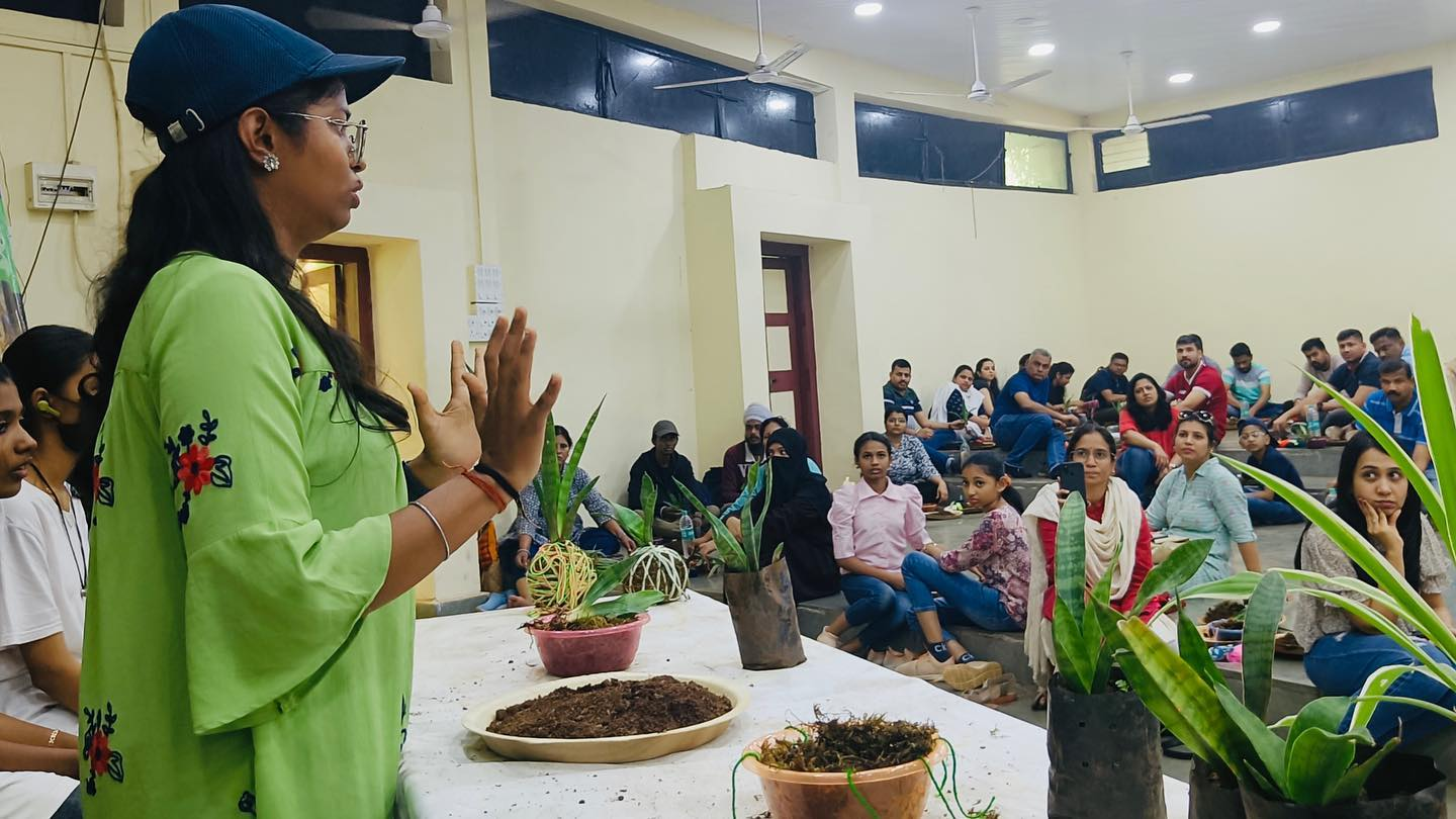 Kokedama Workshop at Maharashtra Nature Park