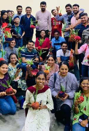 Kokedama Workshop at Maharashtra Nature Park