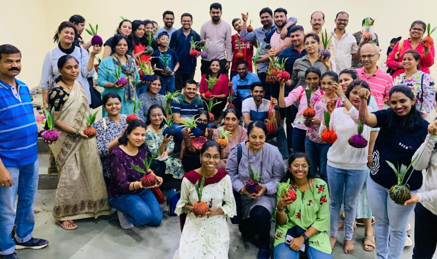 Kokedama Workshop at Maharashtra Nature Park