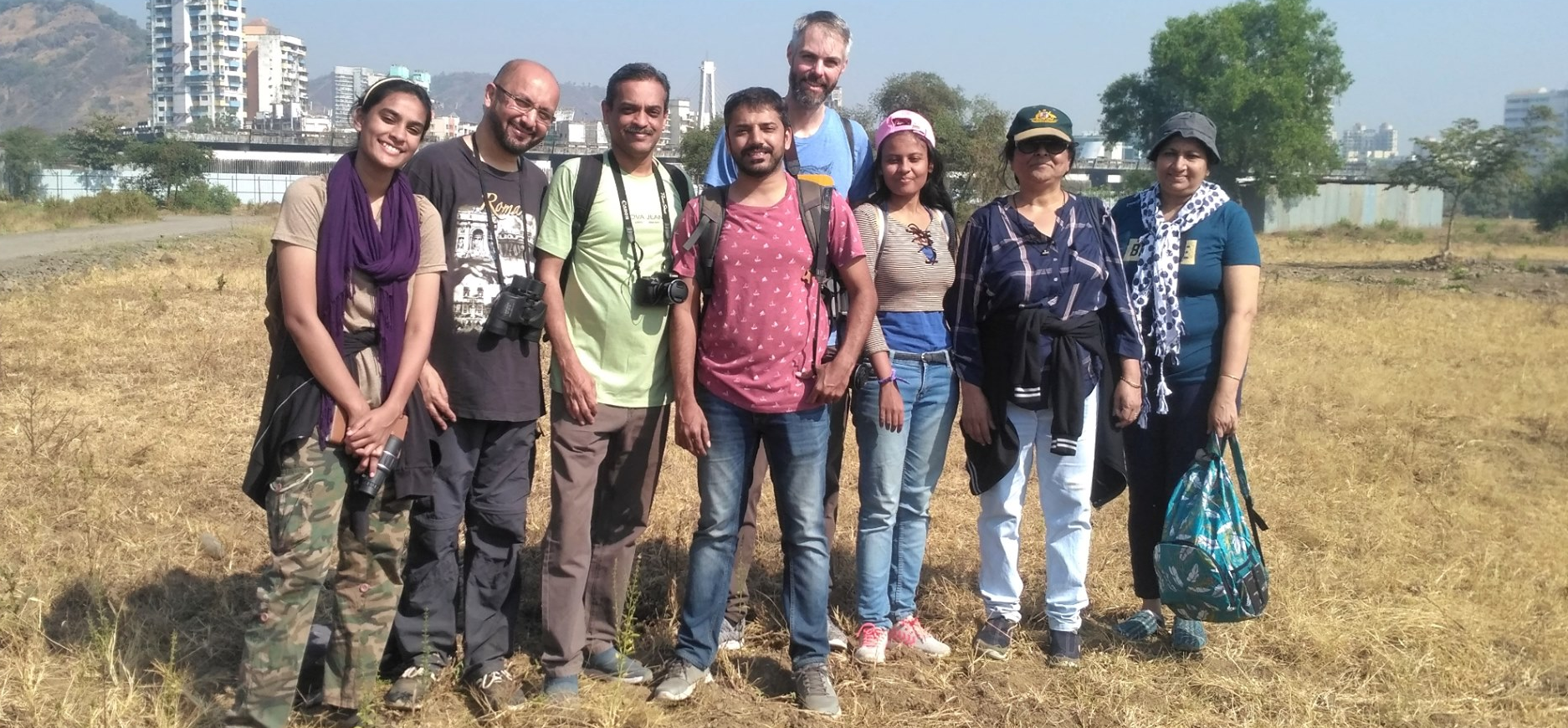 Explorers on the Kharghar Shrublands excursion